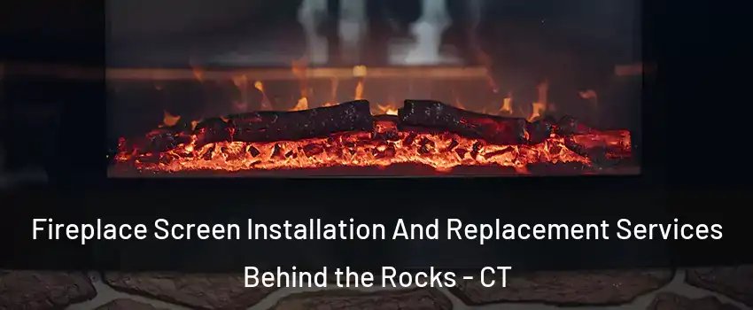 Fireplace Screen Installation And Replacement Services Behind the Rocks - CT