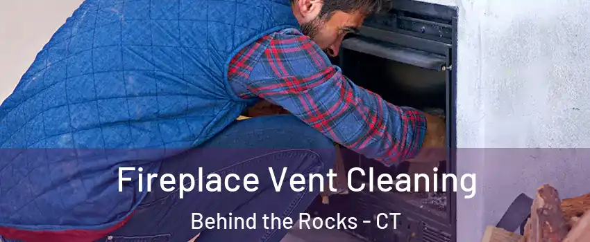 Fireplace Vent Cleaning Behind the Rocks - CT