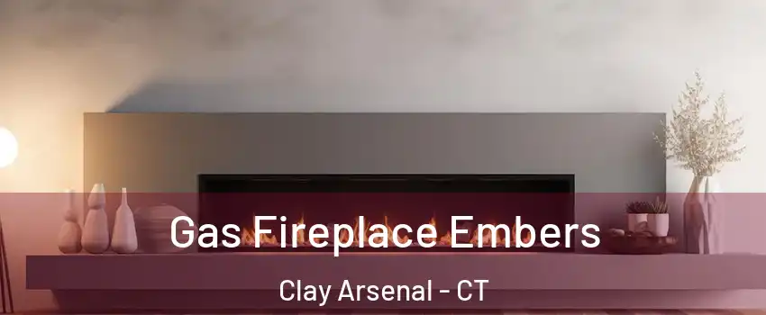 Gas Fireplace Embers Clay Arsenal - CT