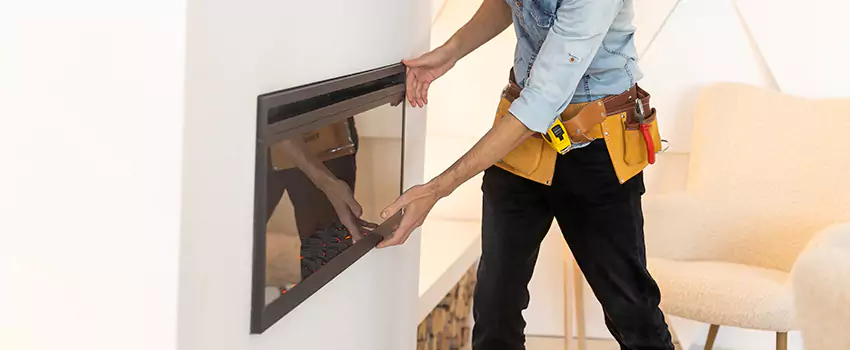 Metal Fireplace Installation in Asylum Hill, Connecticut