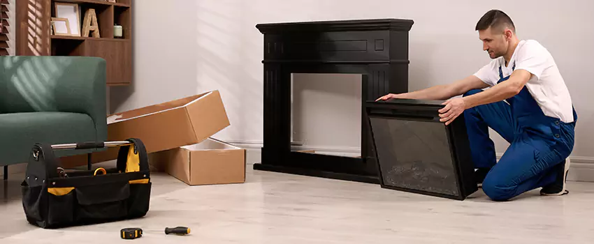 Old Rusted Metal Fireplace Repair And Replacement in Asylum Hill, CT