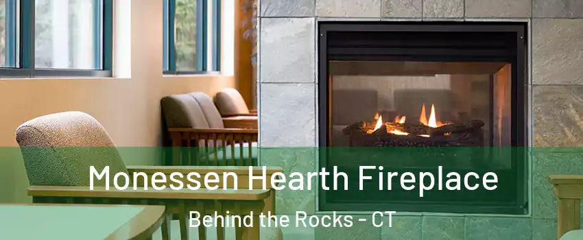 Monessen Hearth Fireplace Behind the Rocks - CT
