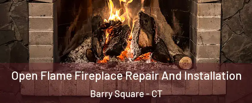 Open Flame Fireplace Repair And Installation Barry Square - CT