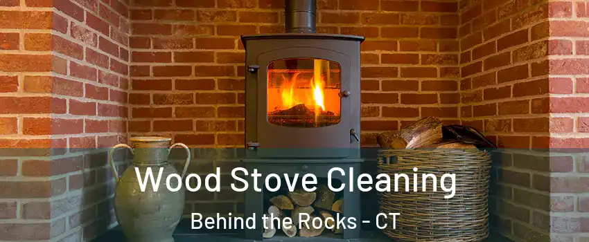 Wood Stove Cleaning Behind the Rocks - CT